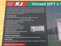 P-256 Livestock Metal Shed