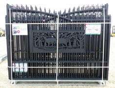 P-268  Metal Farm Driveway Gate  / One Set