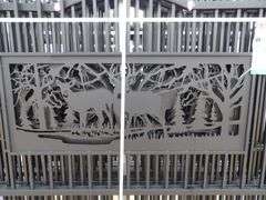 P-269  Metal Farm Driveway Gate  / One Set