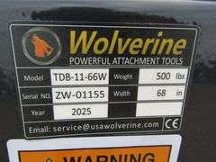 P-478  Wolverine Skid Steer Bucket