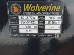 P-489 Wolverine Skid Steer Brush Mower