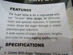 P-484  Wolverine Skid Steer Auger