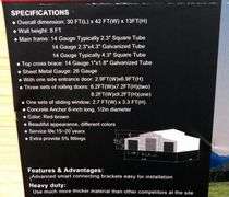P-258  Metal Storage Shed