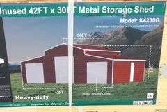 P-258  Metal Storage Shed