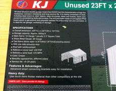 P-254  Double Garage Metal Shed