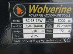 P-492 Wolverine Skid Steer Brush Mower
