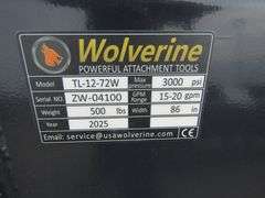 P-443  Wolverine 72" Skid Steer Tiller