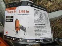 P-482  Wolverine Skid Steer Post Driver