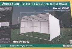 P-257  Livestock Metal Shed
