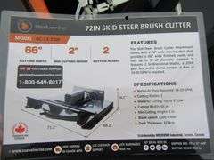 P-489 Wolverine Skid Steer Brush Mower