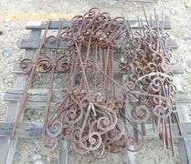 P-411 Iron Fencing Parts