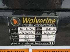 P-454  Wolverine Skid Steer Grapple Bucket