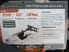 P-455  Wolverine Skid Steer Auger