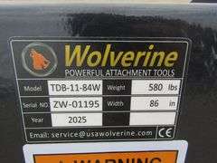 P-481  Wolverine Skid Steer Bucket
