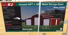 P-258  Metal Storage Shed