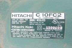 P-433  Hitachi 10" Compound Saw