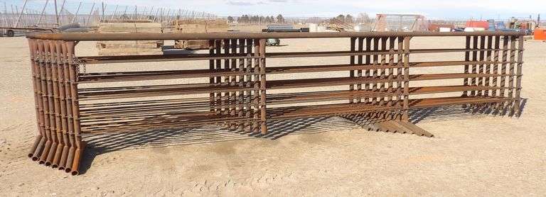 v-888  Free Standing Steel Bull Panels (8)