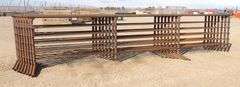 v-888  Free Standing Steel Bull Panels (8)