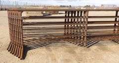 v-888  Free Standing Steel Bull Panels (8)