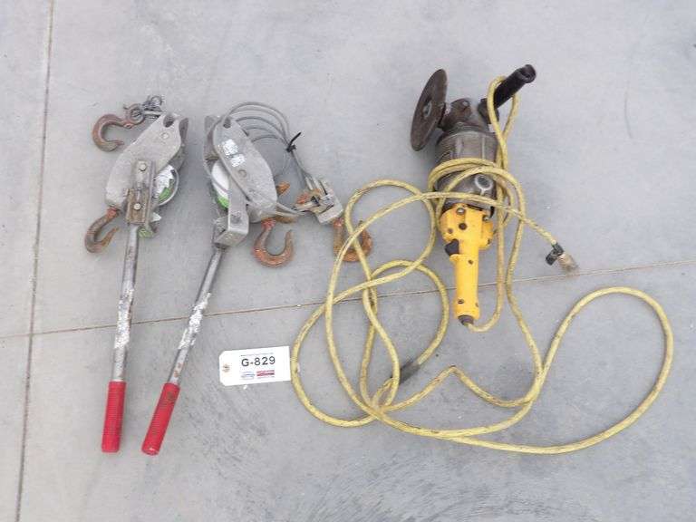G-829 Grinder & Cable Winch Hoists