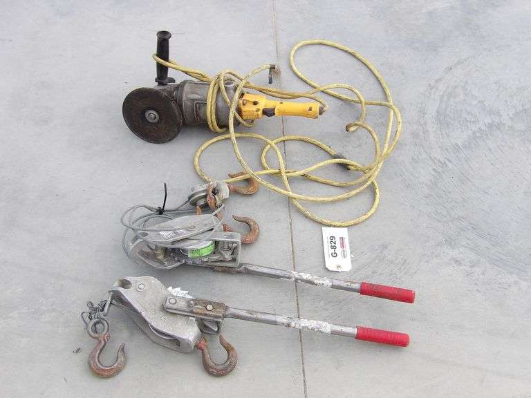G-829 Grinder & Cable Winch Hoists