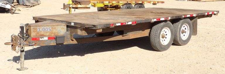 G-1447 2001 Flat Bed Utility Trailer
