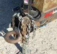 G-1447 2001 Flat Bed Utility Trailer
