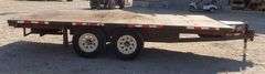 G-1447 2001 Flat Bed Utility Trailer