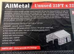 G-428 Metal Shed 23' X 22'