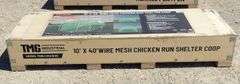 G-912 TMG Chicken Run Shelter Coop