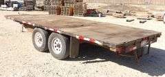 G-1447 2001 Flat Bed Utility Trailer