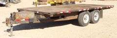 G-1447 2001 Flat Bed Utility Trailer