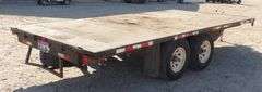 G-1447 2001 Flat Bed Utility Trailer