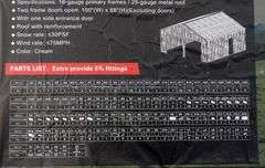 G-428 Metal Shed 23' X 22'