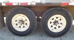 G-1447 2001 Flat Bed Utility Trailer