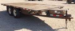 G-1447 2001 Flat Bed Utility Trailer