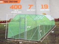 G-912 TMG Chicken Run Shelter Coop