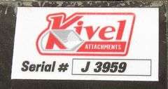G-1575 Kivel Skid Steer Bale Forks
