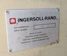 G-1609 1986 Ingersoll Rand Air Compressor Trailer