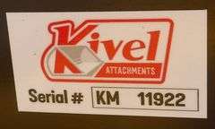 G-1574 Kivel Skid Steer Bale Forks