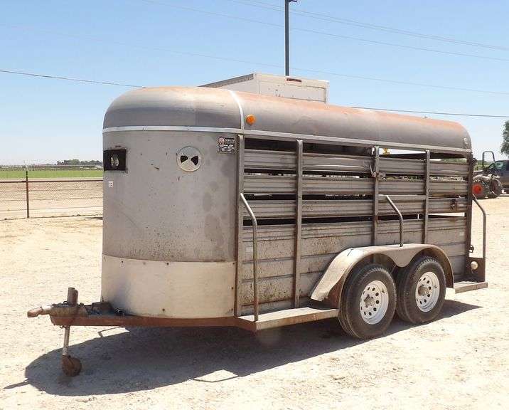 R-1283 1992 W-W Stock Trailer