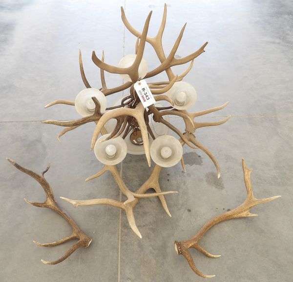 R-343 Elk Antler Chandelier
