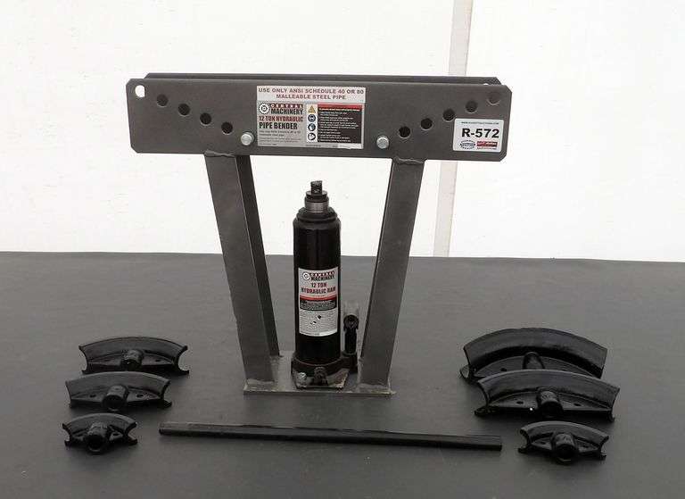 R-572  Central Machinery 12 Ton Pipe Bender