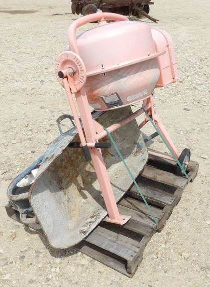 R-629  Cement Mixer + Wheel Barrow
