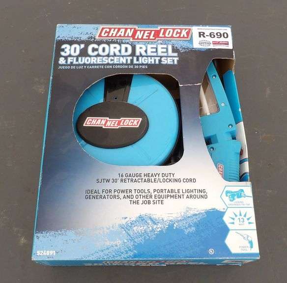 R-690  Channel Lock 30' Cord Reel