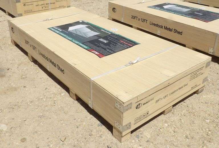 R-134 KJ Livestock Metal Shed