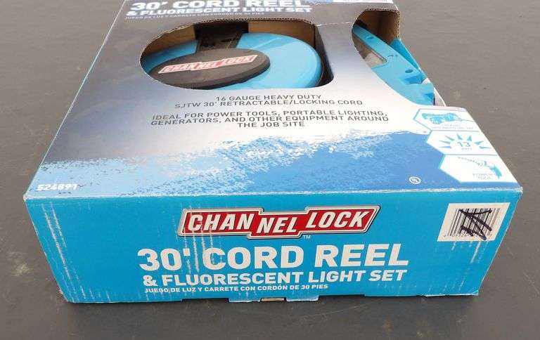 R-690  Channel Lock 30' Cord Reel