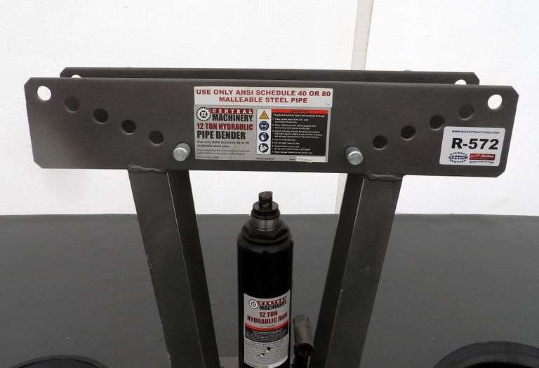 R-572  Central Machinery 12 Ton Pipe Bender