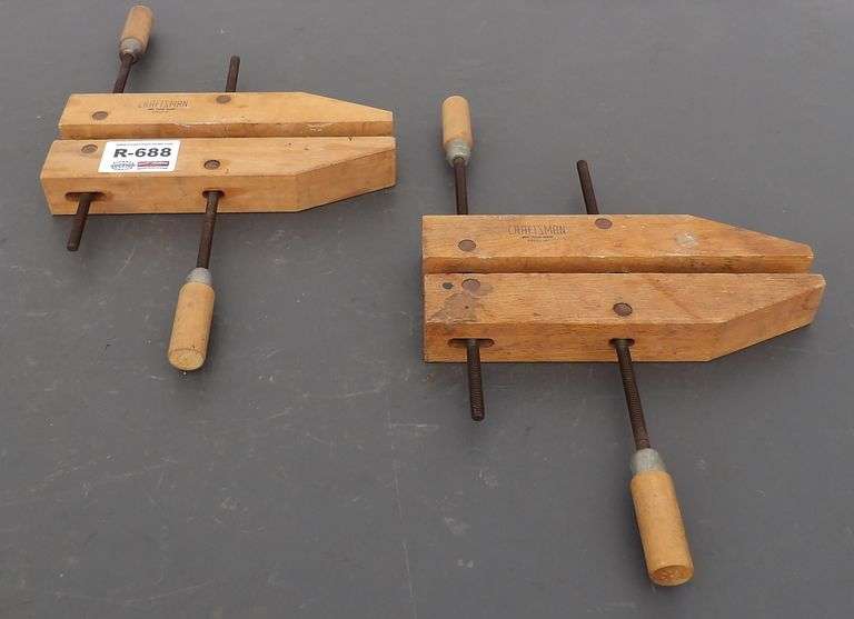 R-688  Craftsman Wood Clamps (2)
