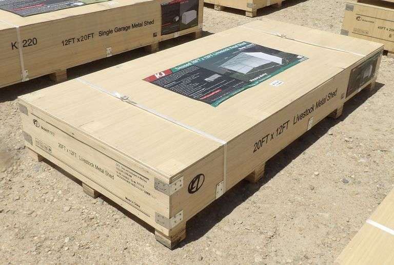 R-134 KJ Livestock Metal Shed